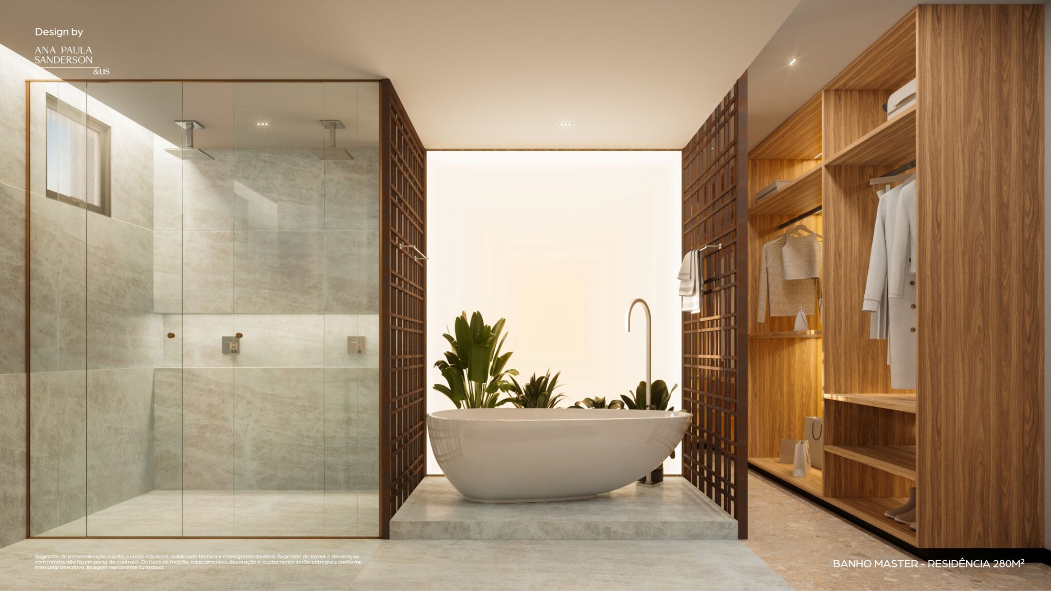 Banho Master 280m²