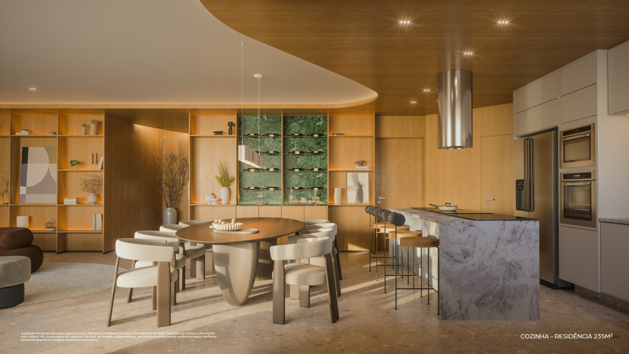 Cozinha 235m²