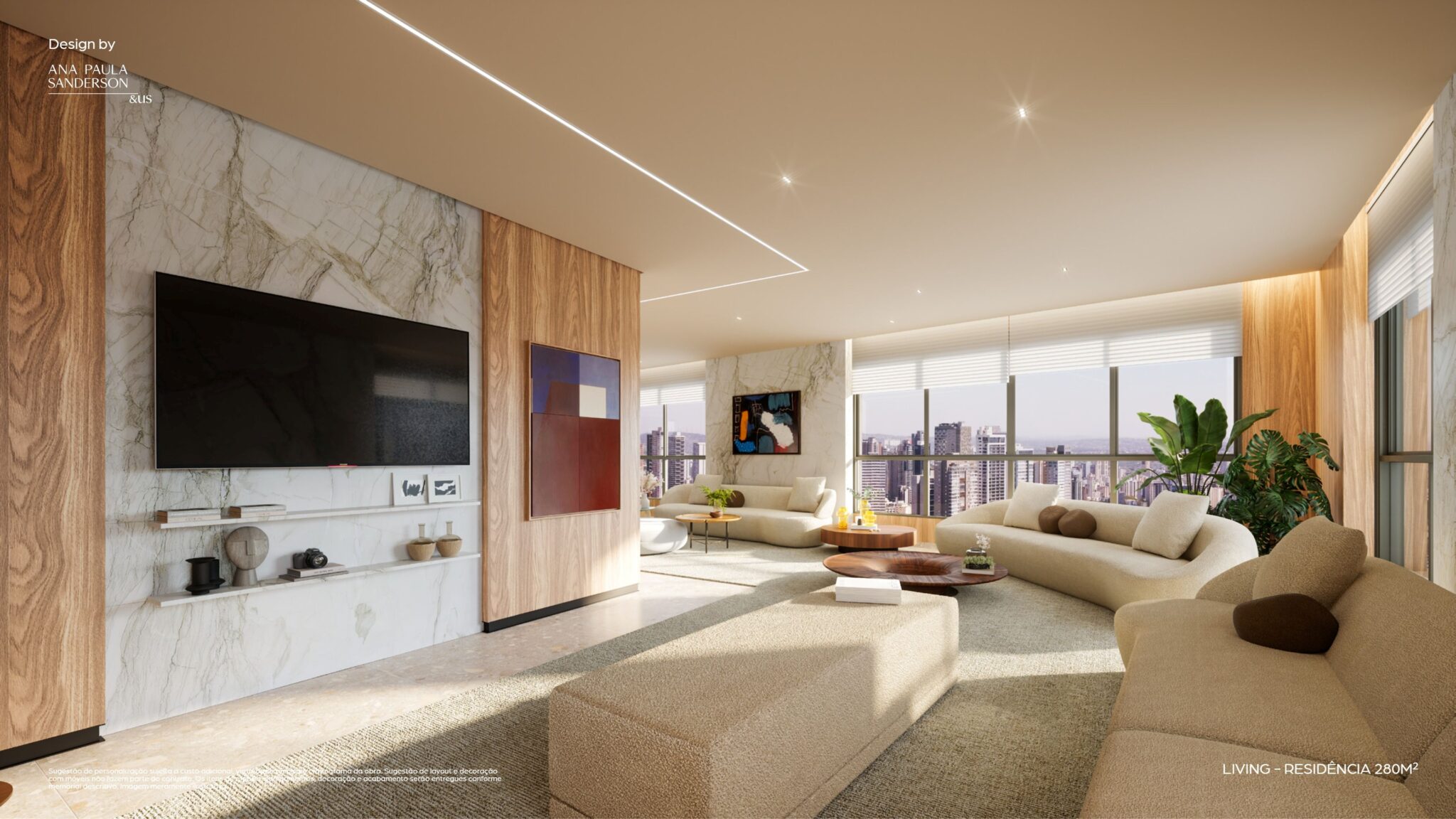 Living 280m²
