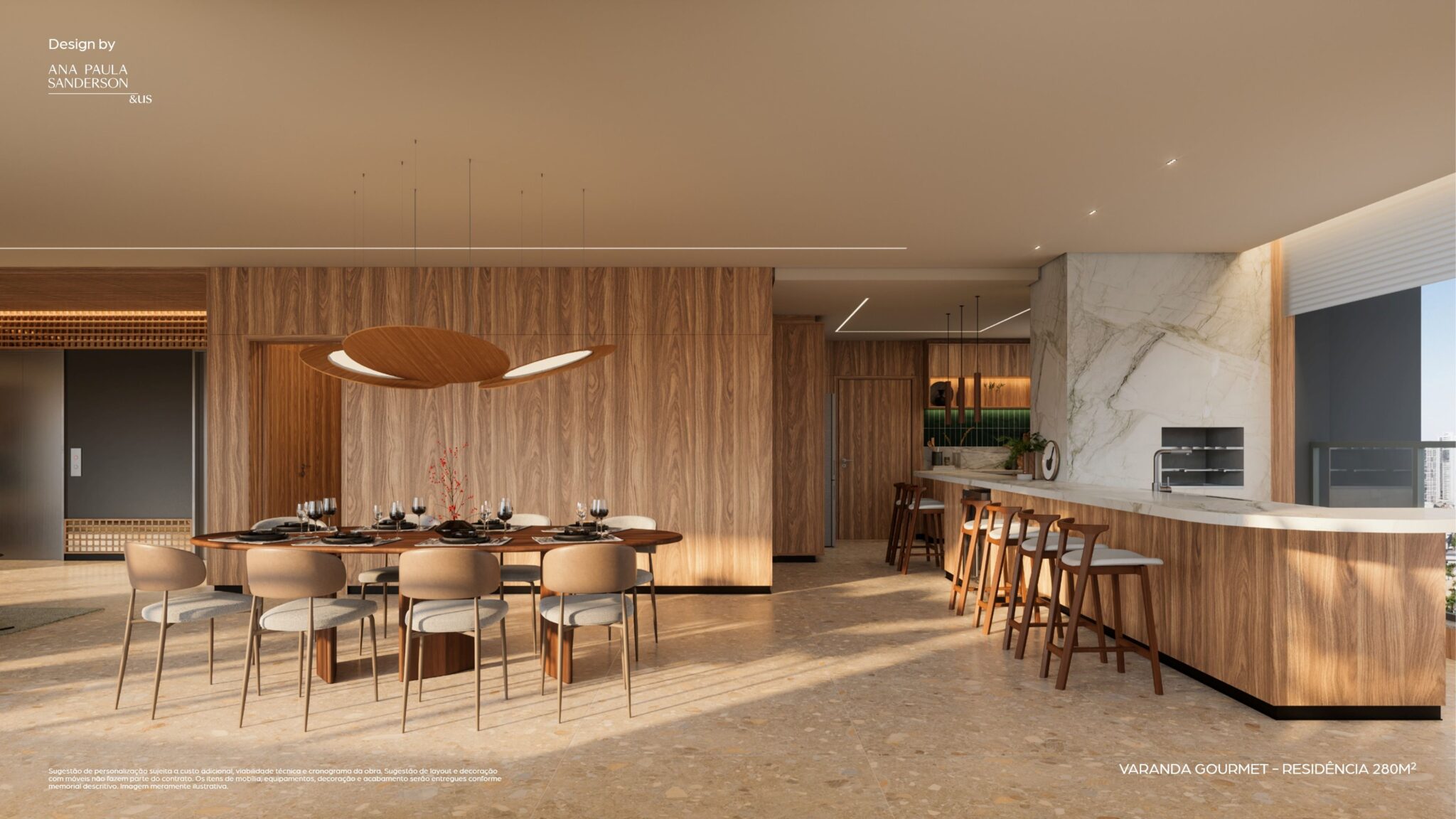 Varanda Gourmet 280m²