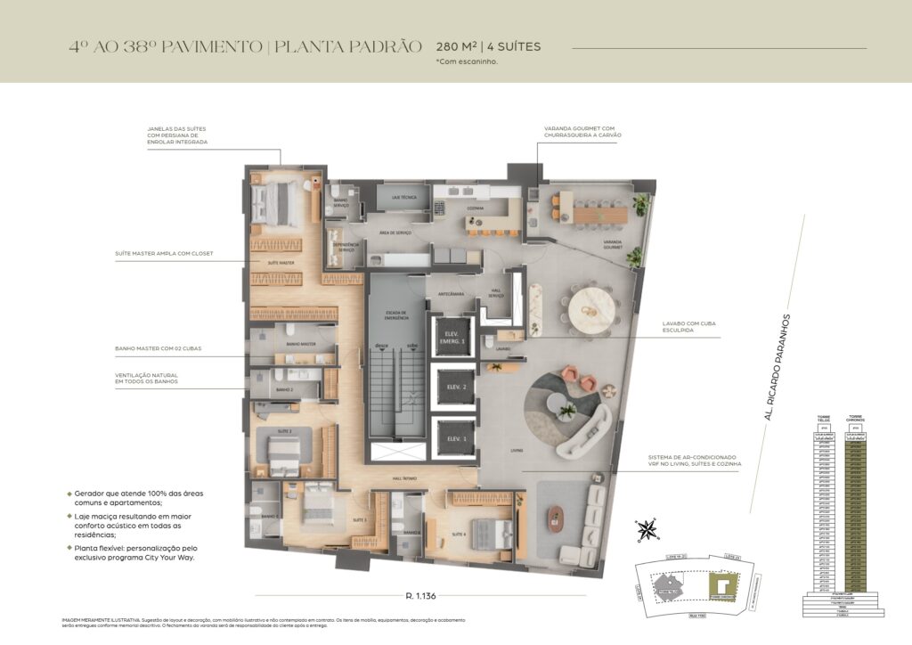 Chronos 280m² 4 Suites